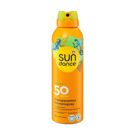 اسپری ضد آفتاب شفاف سان‌دنس SPF 50 حجم 200 میلی‌لیتر